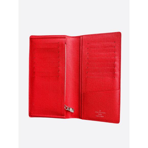 Louis Vuitton Supreme Red & White EPI Brazza Wallet - Picture 3 of 4